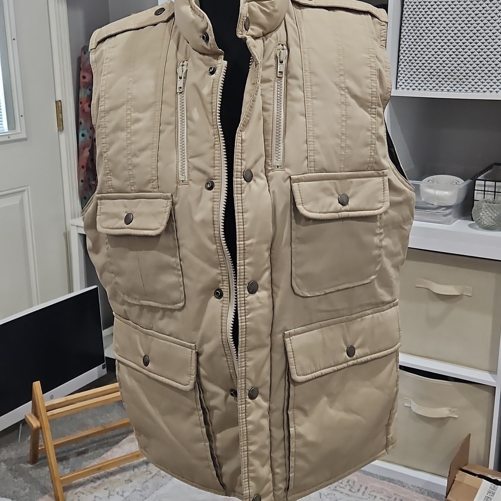 Field & Stream Gordon & Ferguson Men's Beige Quilted Down Vest
